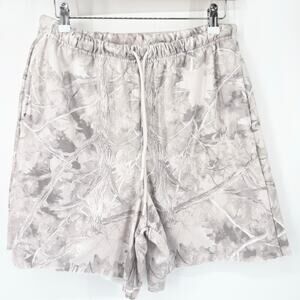 Manifest Offline Camo Lounge Shorts XL Neutral Drawstring Soft Comfy Pockets